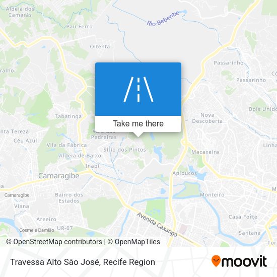 Travessa Alto São José map