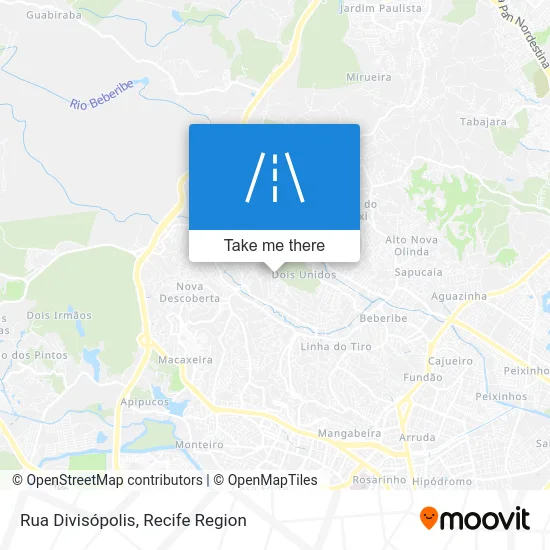 Rua Divisópolis map