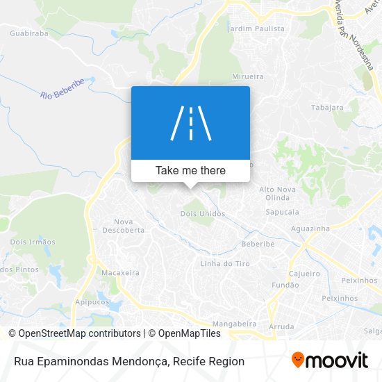 Rua Epaminondas Mendonça map