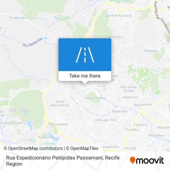 Rua Expedicionário Pelópidas Passamani map