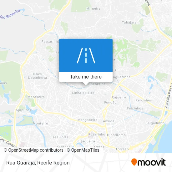 Rua Guarajá map