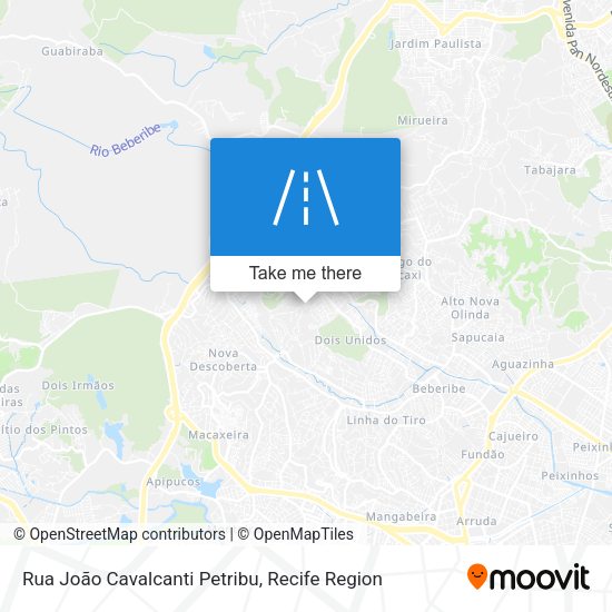Rua João Cavalcanti Petribu map