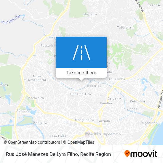 Rua José Menezes De Lyra Filho map
