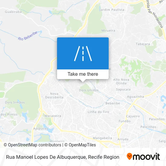 Rua Manoel Lopes De Albuquerque map