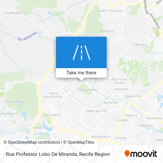 Rua Professor Lobo De Miranda map