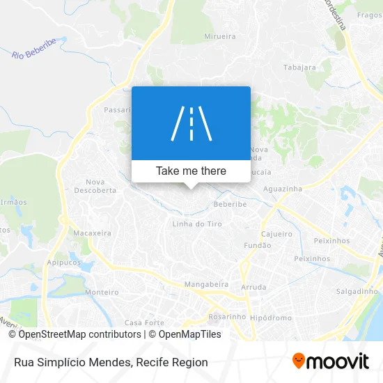 Rua Simplício Mendes map