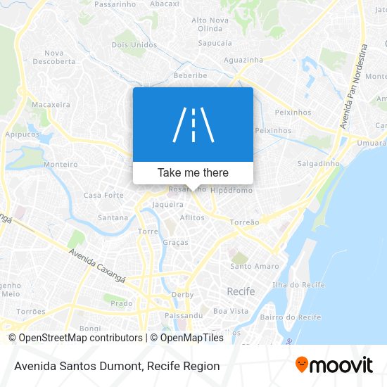 Avenida Santos Dumont map