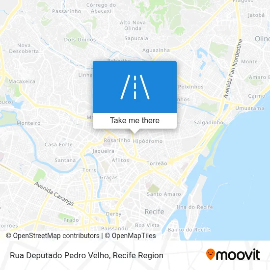 Rua Deputado Pedro Velho map