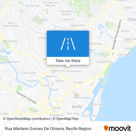 Rua Mariano Gomes De Oliveira map