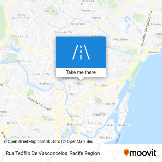 Rua Teófilo De Vasconcelos map