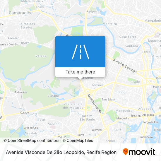 Avenida Visconde De São Leopoldo map