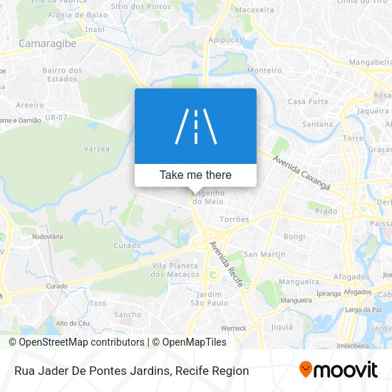 Rua Jader De Pontes Jardins map