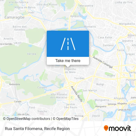 Rua Santa Filomena map