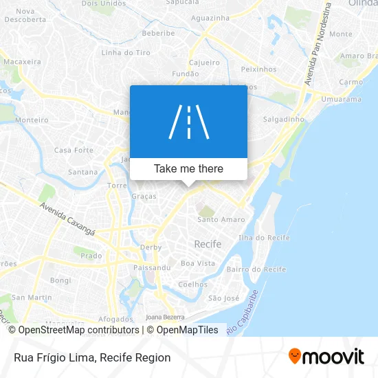 Rua Frígio Lima map