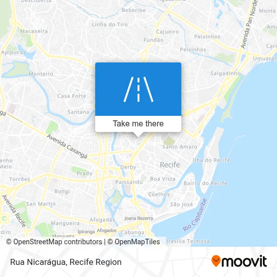 Rua Nicarágua map