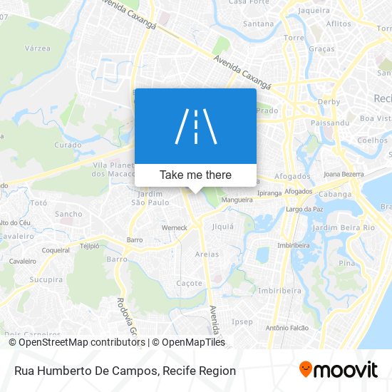 Mapa Rua Humberto De Campos