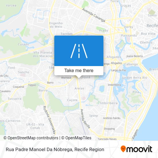 Rua Padre Manoel Da Nóbrega map