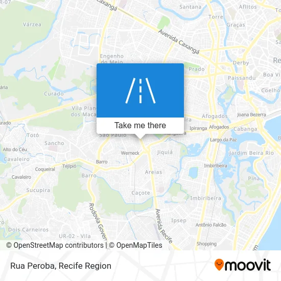 Rua Peroba map