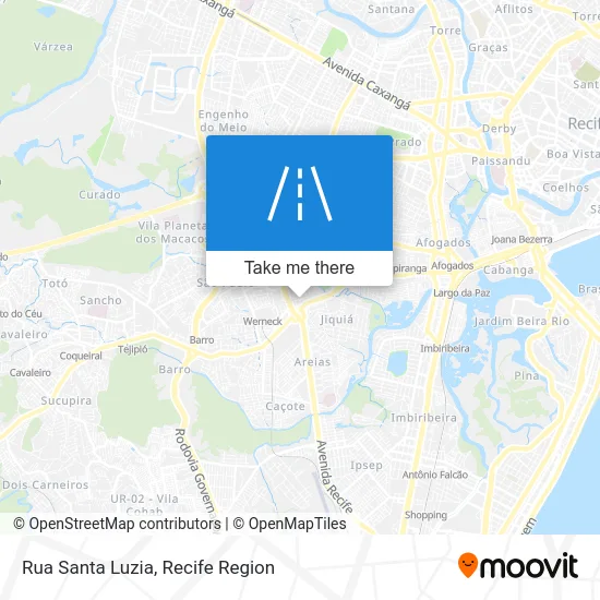 Rua Santa Luzia map