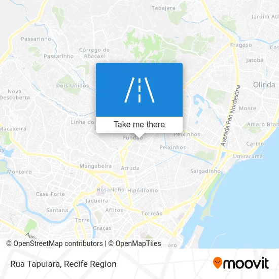 Rua Tapuiara map
