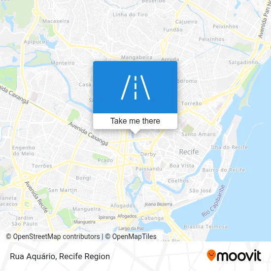 Rua Aquário map