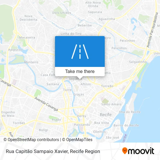 Rua Capitão Sampaio Xavier map