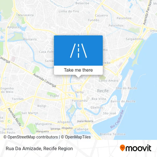 Rua Da Amizade map