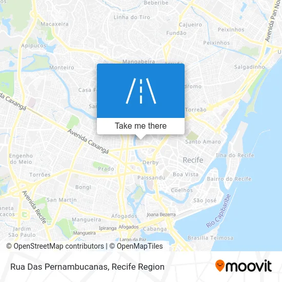 Rua Das Pernambucanas map