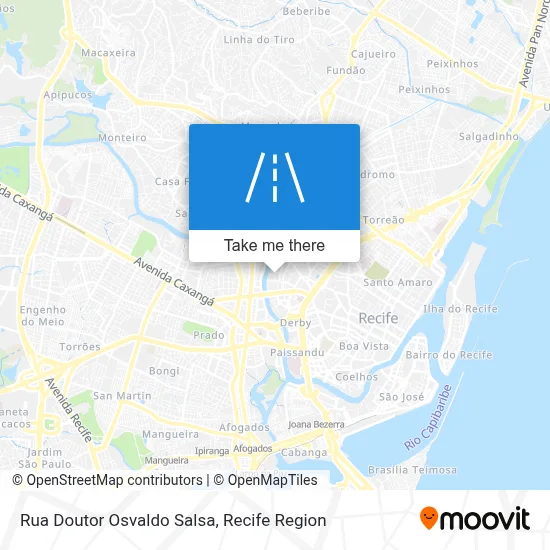 Rua Doutor Osvaldo Salsa map