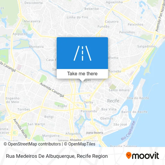 Rua Medeiros De Albuquerque map