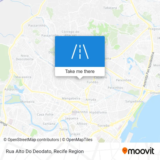 Rua Alto Do Deodato map