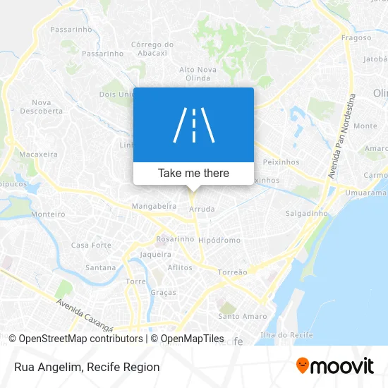 Rua Angelim map