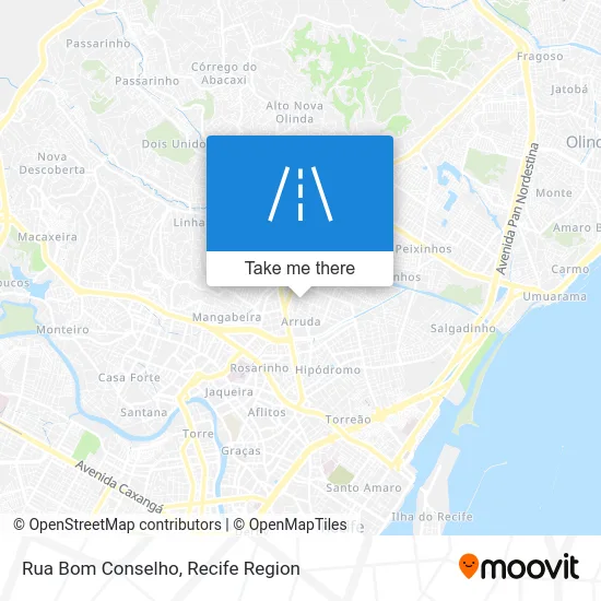 Rua Bom Conselho map