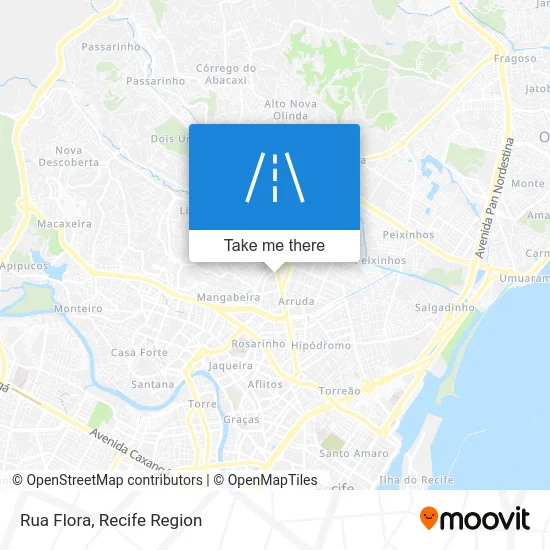 Rua Flora map
