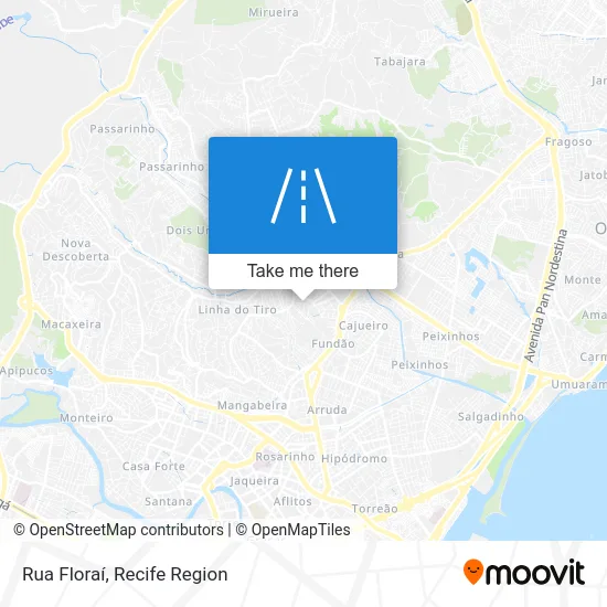 Rua Floraí map