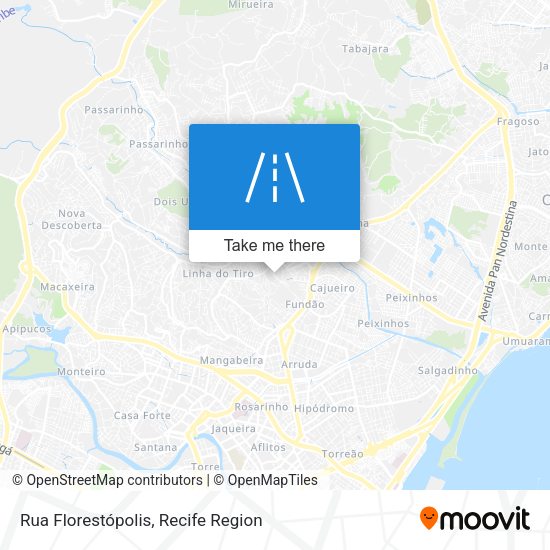 Rua Florestópolis map