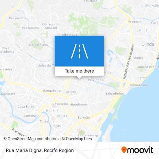 Rua Maria Digna map