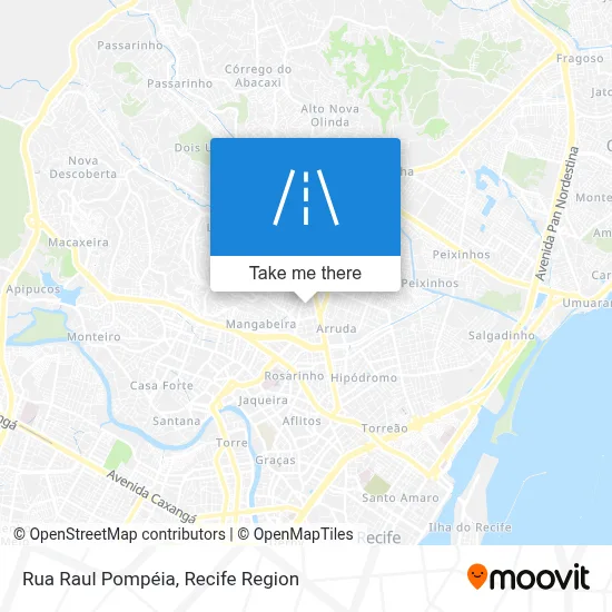 Rua Raul Pompéia map