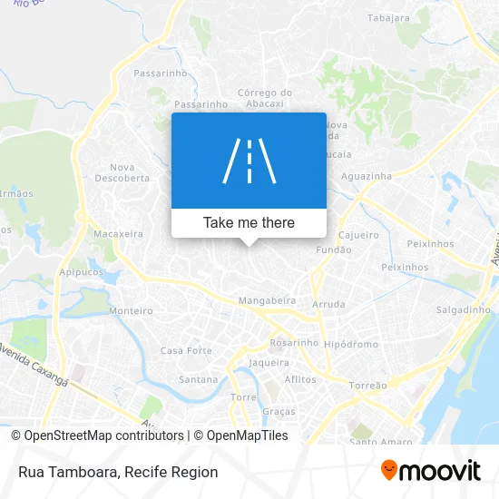Rua Tamboara map