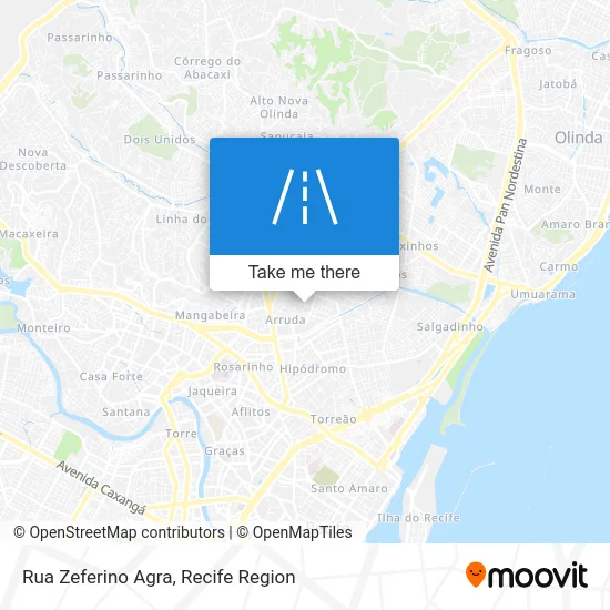 Rua Zeferino Agra map