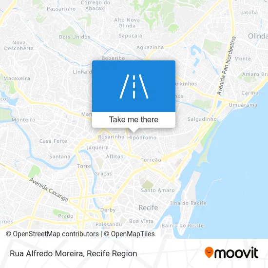 Rua Alfredo Moreira map