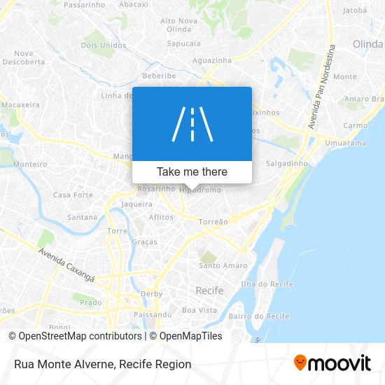 Rua Monte Alverne map