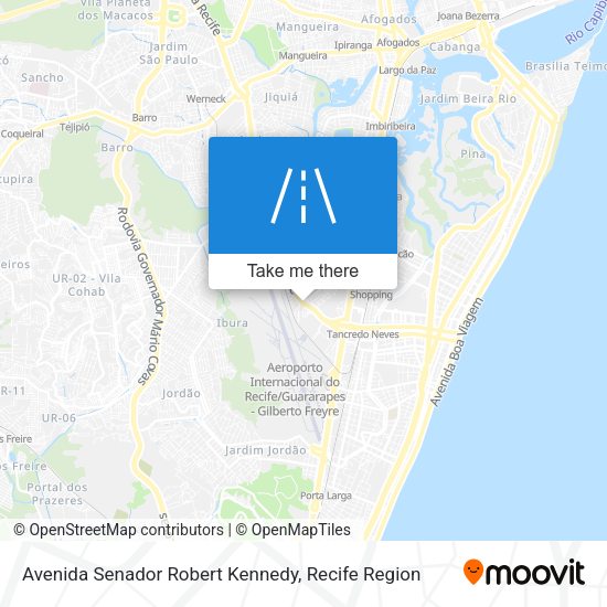 Avenida Senador Robert Kennedy map