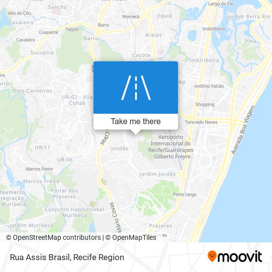 Rua Assis Brasil map