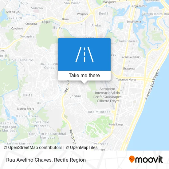 Rua Avelino Chaves map