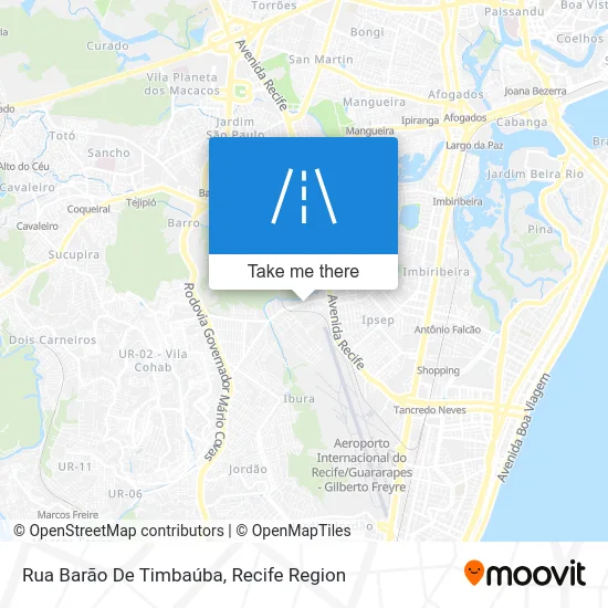 Rua Barão De Timbaúba map