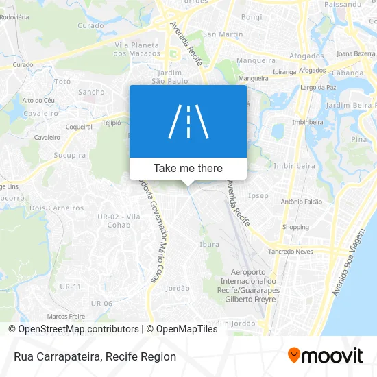Rua Carrapateira map