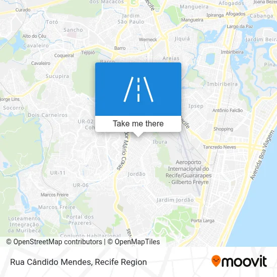 Rua Cândido Mendes map