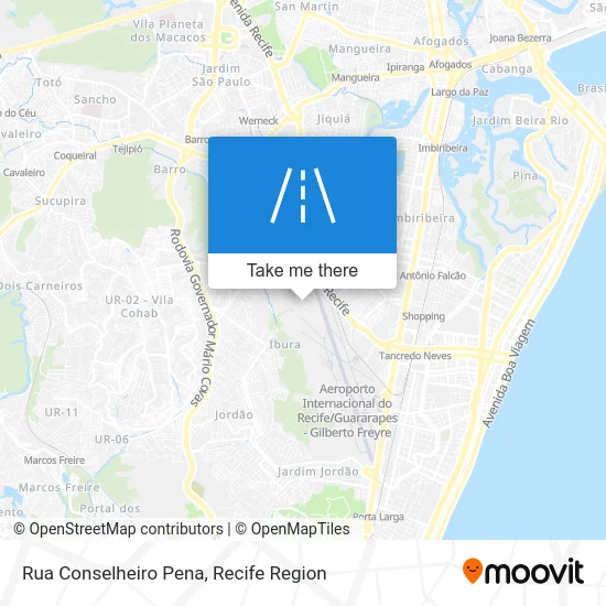 Rua Conselheiro Pena map