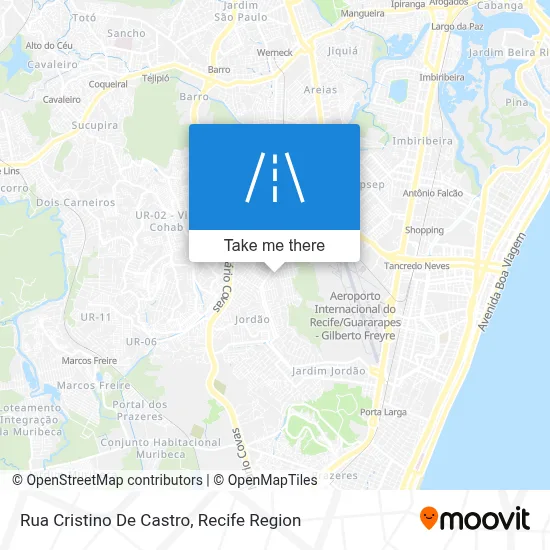 Rua Cristino De Castro map